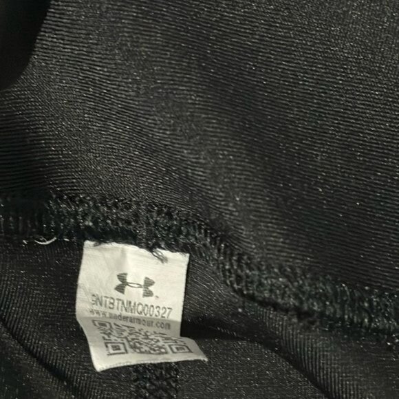 Under Armour Womens Black & Gray Compression Leggings Size S Stretchy Athletic F - Picture 3 of 9